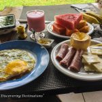 Discovering Porto de Galinhas - hearty breakfast Pousada Jangada