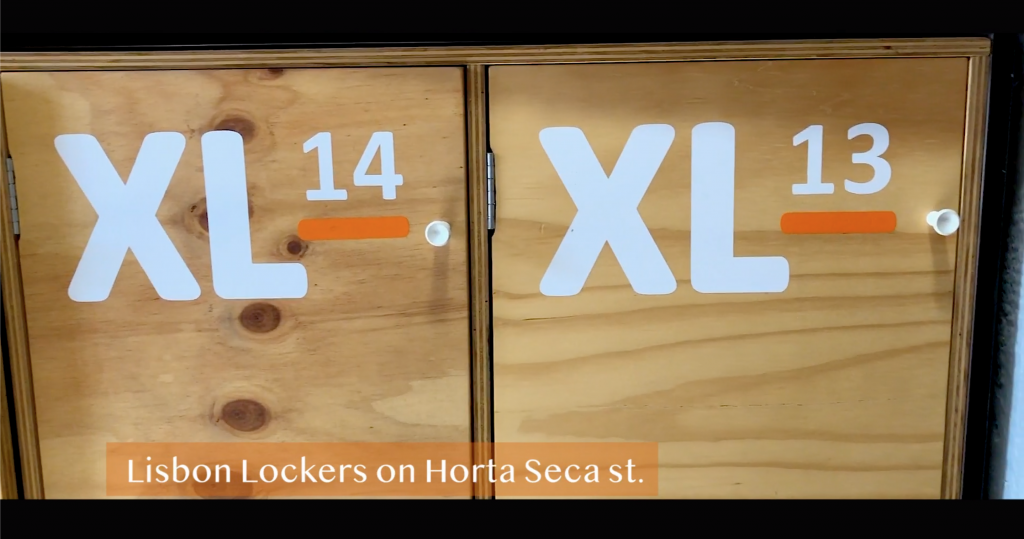 Lockers on Horta Seca st.