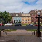 Street view from Charlottetown St Dunstan's Basilica Cathedral