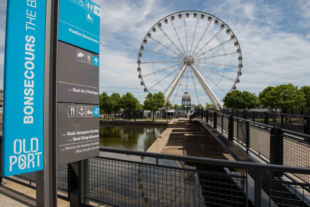 Grande Roue in Old Port Montreal