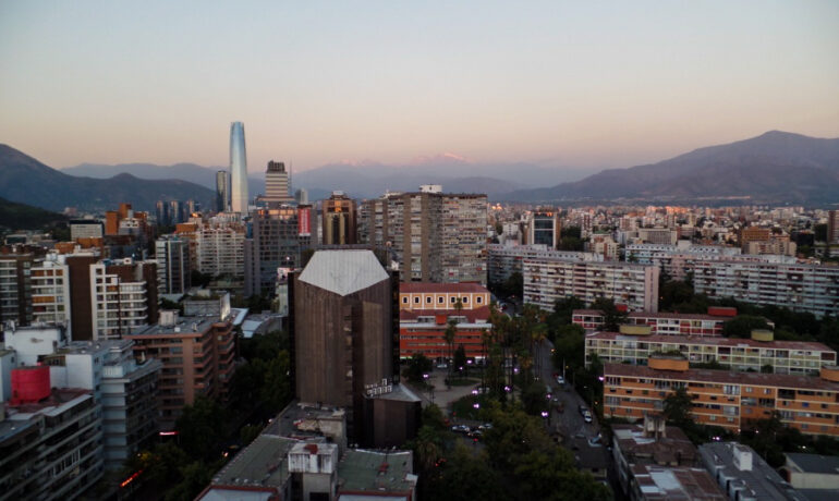 Santiago balcony view