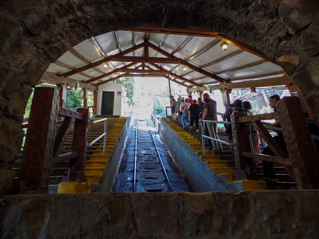 Base of the San Cristobal funicular