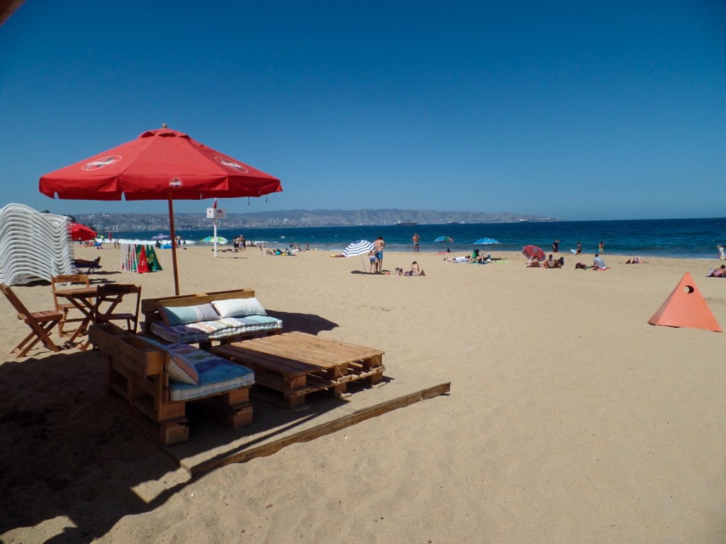 Reñaca beach, Chile