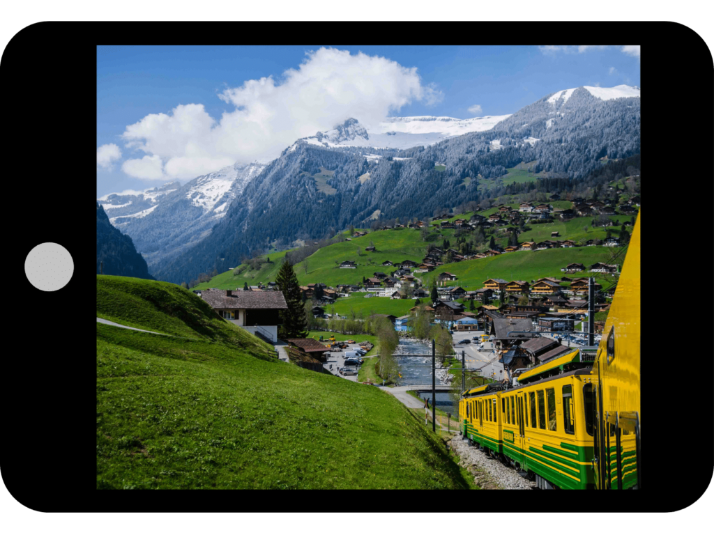 Rail trip to Jungfrau